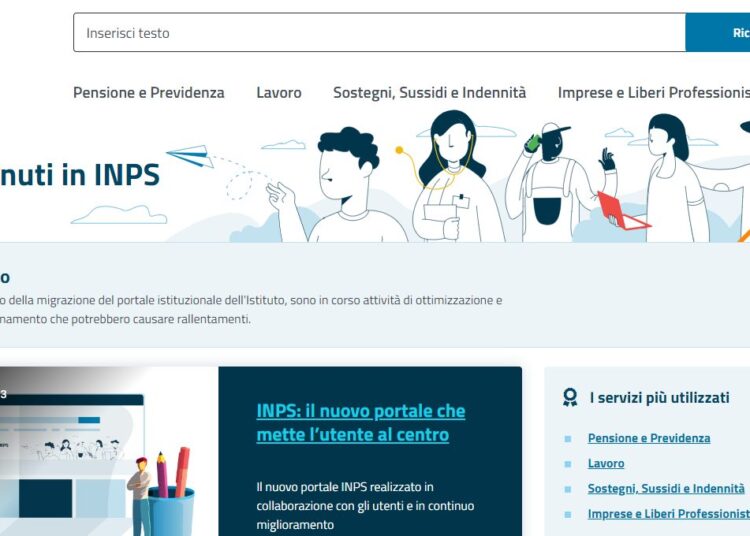 Sito Inps Lento, Migrazione Rallenta La Fruibilità Del Portale